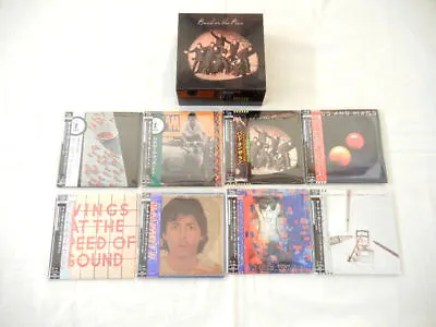 Paul McCartney (Wings) JAPAN 8 Titles Mini LP SHM-CD PROMO BOX SET  • $289.99