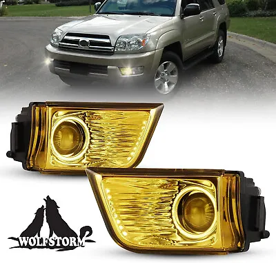 For 03-05 Toyota 4Runner Fog Lights Factory Yellow Lens Bumper Lamps Left+Right • $42.99