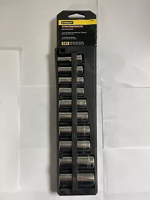 Stanley 10 Piece Deep Socket Set 3/8 Drive SAE Brand NEW • $13.99