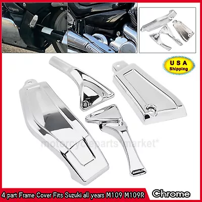 Chrome Look 4 Part Frame Body Fairing Cover For Suzuki All Years M109 M109R USA • $67.43