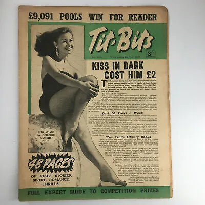 VTG Tit-Bits Magazine May 7 1955 Mitzi Gaynor Star With A Sparkle No Label • $17.95