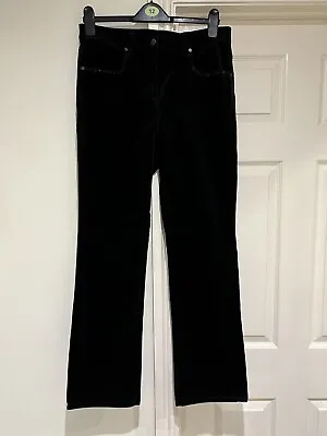 £6.99 • Buy M&S Black Velvet Jeans 12