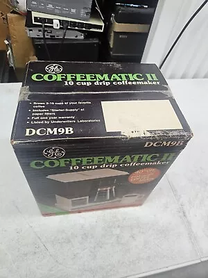 General Electric Coffeematic II DCM9B Coffee Maker 10 Cup Automatic Drip Vintage • $119.99