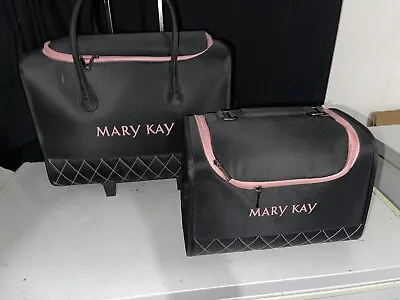Mary Kay Consultant Rolling Cosmetic Luggage And Mini Bag. • $95