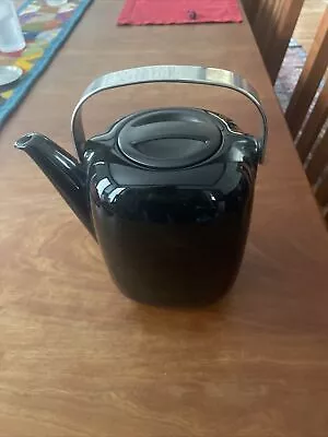 New-Old-Stock ROSENTHAL SUOMI Studio Line Tea Pot • Black • Germany • $100