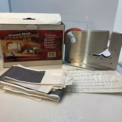 Meat Grinder Packaging System Process Kit Ground Products Bags Taping Weston • $28