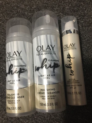 $29.99 • Buy Olay Total Effects Whip Active Moisturizer 1.7 Oz. SPF 40 & Polishing Cleanser