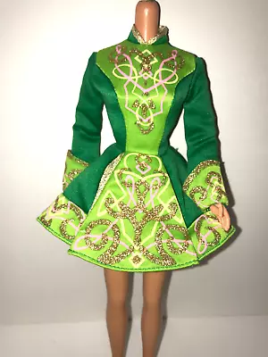 Barbie Doll Clothing Festivals Of The World Irish Dance Green Dress Mattel 2006 • $14.99