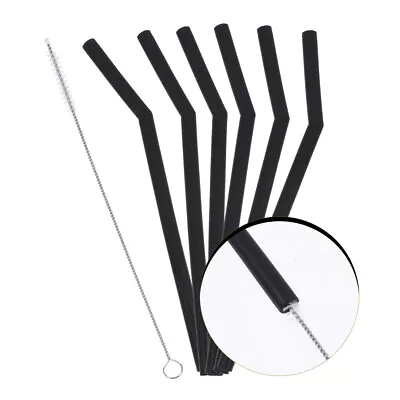 Crazy Straws Drinking Straws Straws Reusable Tumbler Straw Brush • £10.85