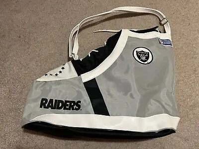 Oakland Raiders Shoe Tote Bag Gym Bag Duffel High Top Sneaker VTG 80's NFL Rare • $31.85
