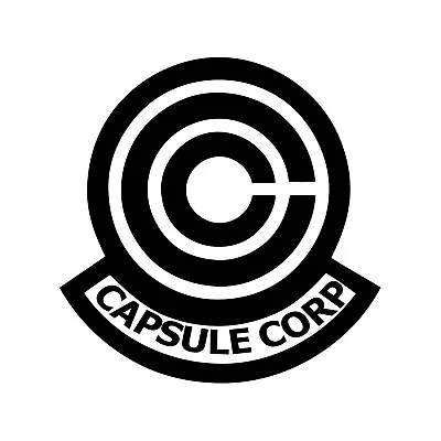 Capsule Corp Decal Vinyl Truck Car Sticker  DBZ Dragon Ball Z Capsule Corp Logo • $6.99