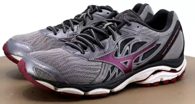 Mizuno Wave Inspire 14 Women's Running Shoes Size 9.5 Gray Purple • $35.20