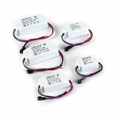 1-3W 4-7W 8-12W 12-18W 18-25W 25-36W LED Driver 300mA AC 110V-220V / DC 12V-135V • $2.84