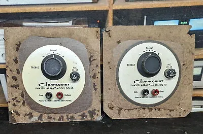 2 OEM Dahlquist DQ-10 Speaker Terminal Plates With Control Knobs • $59.99