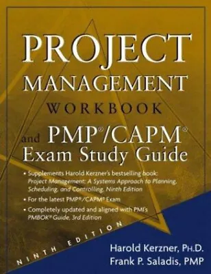 Project Management Workbook And PMP/CAPM Exam Study Guide Paperba • $8.56