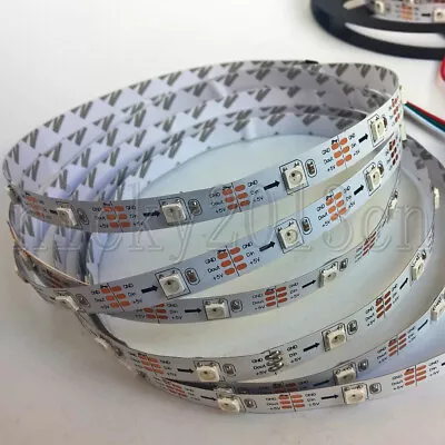 Wholesale WS2812B 5050 RGB LED Pixel Flexible Strip Light Individual Addressable • $2.75