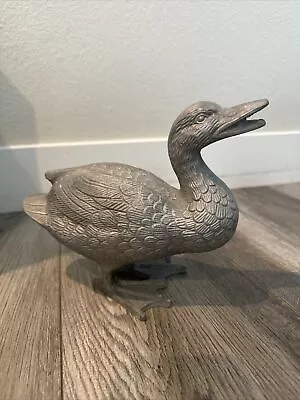 Vintage Cast Metal Aluminum Duck • $54.99