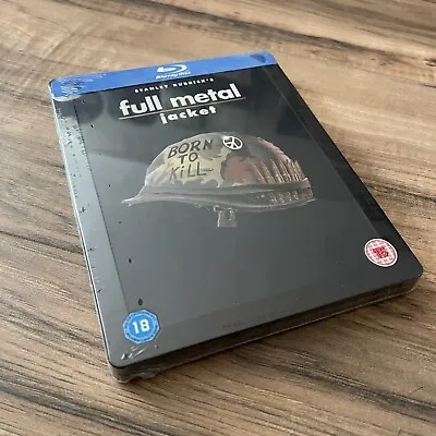 Full Metal Jacket Blu-Ray UK Steelbook) OOP Zavvi Exclusive - New/Sealed • $58