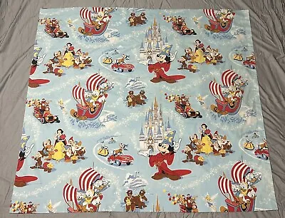 Vintage Disney World Productions Pattern Sewing Fabric Park Castle Rides Mickey • $29.99