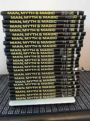 Man Myth & Magic Illustrated Encyclopedia Supernatural Complete Set 24 Book 1970 • $245