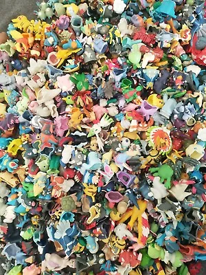 12 To 100 Random Lot Pokemon Finger Puppets & Figures Authentic Tomy Bandai Toys • $75.45