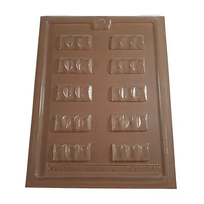 Vintage Candy Bar Mold Mini 2 Inch Holiday Treat Chocolate Polymer Clay Fondant • $12