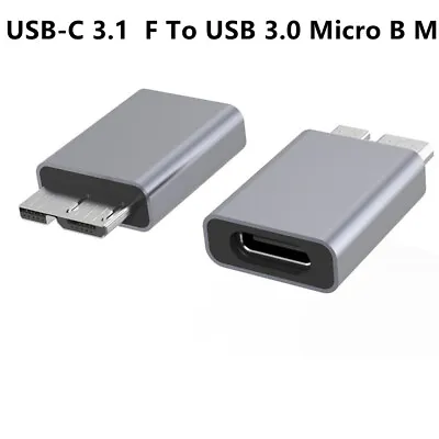 USB 2.0 Type C Female To USB 3.0 Micro B Male Adapter Plug Data Sync Connector • $3.99