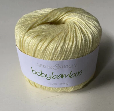 £3.50 • Buy Sirdar Snuggly Baby Bamboo DK Yarn 80% Bamboo 20% Wool, 50g Shade 116 Lemonade