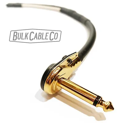 12  - Mogami 3082 Combo Amp Speaker Cable - Pancake Plug / Spade Ends - Gold • $34