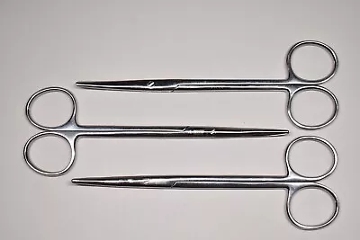 $84 • Buy V. Mueller RH1650 Metzenbaum Scissors, Curved, Blunt/Blunt 5 3/4  - LOT Of 3