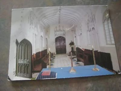 The Chapel At TrelowarrenMawgan-in-MeneageHelstonCornwall.Col RP Postcard. • £1