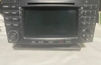 03-09 Mercedes W211 E320 W219 Cls Am/fm Radio Navigation Cd Player Screen Oem • $150