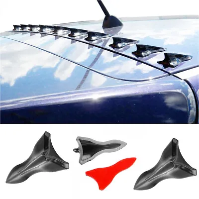 Shark Fin Conversion Kit Diffuser Vortex Generator Car Wing Roof Spoiler Bumper • $13.99