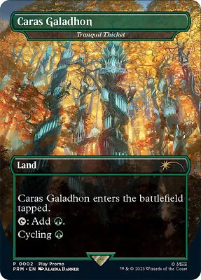 MTG Tranquil Thicket Caras Galadhon Play Promo The Lord Of The Rings Borderless • $2.69