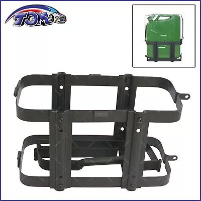 5 Gallons Jerry Can Holder Metal Steel Tank Black Practical Can • $35