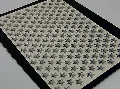 £3.99 • Buy 280 ! Silver Star 5mm Self Adhesive Acrylic Gem Stickers Card Craft Scrapbook