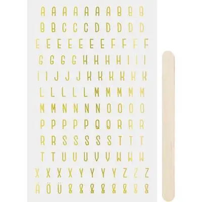 Heyda Rub-On Transfer Stickers 'Letters' • £1.49