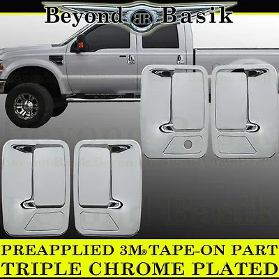 $19.98 • Buy FORD F250 F350 F450 F550 1999-2014 2015 2016 Chrome Door Handle COVERS W/O PSKH