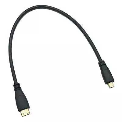 Micro HDMI Type D Male To Mini HDMI Type C Male Connector Adapter Cable Cord ... • $14.76