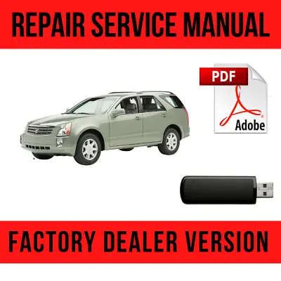 Cadillac SRX 2004-2009 Shop Repair Manual USB • $16.49