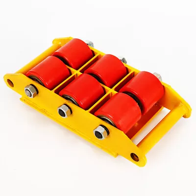 8 Ton Heavy Duty Machine Dolly Skate Machinery Roller Mover Cargo Trolley 360° • $56.99