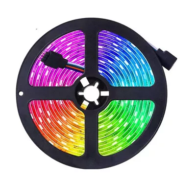 LED Strip Lights 5-20M 5050 RGB Light Color Changing Tape Cabinet TV Lighting • $8.86