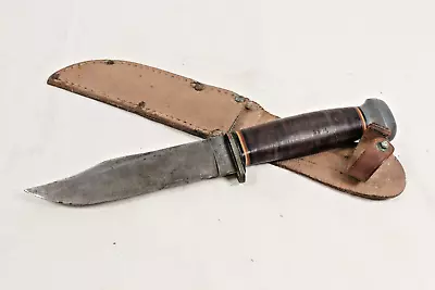 Vintage RH PAL-35 U.S.N. Mark 1 USN MK1 Combat Knife With Sheath • $100