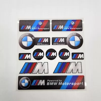 $11.50 • Buy NEW BMW M Power Performance Motorsport Logo Badge Emblem Sticker Car Body Door