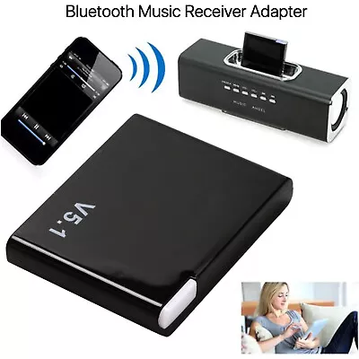 Bluetooth 5.1 Music Audio Receiver Adapter For IPod IPhone 30Pin Bose Sound Dock • $20.69