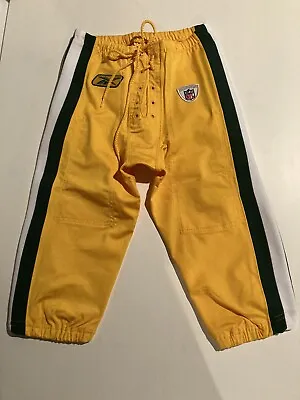 Green Bay Packers Game Worn Used Pants Reebok NFL Team Issued Size 30 • $104.99