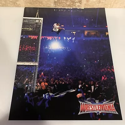 WWF WWE Poster Print Shane McMahon The Undertaker Wrestlemania 32 11” X 14” 2016 • $20.16