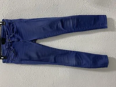 Vince Women's Skinny Stretch Ankle Pants Blue 24 • $14.99