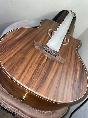 Washburn G-55 Mini Acoustic Guitar - Koa With Armrest • $350