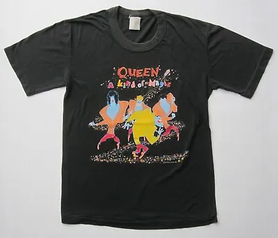 Queen - A Kind Of Magic + Tour Dates - Official Vintage 1986 Concert T-Shirt • £150